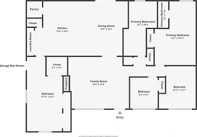 8718 Dresden Ln SW, Lakewood, WA 98498 - view of floor plan / room layout
