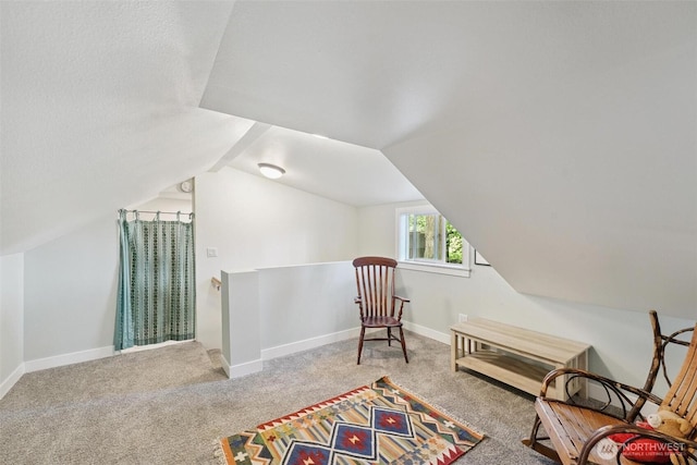 8038 S Ainsworth Ave, Tacoma, WA 98408 - living area with carpet floors and lofted ceiling