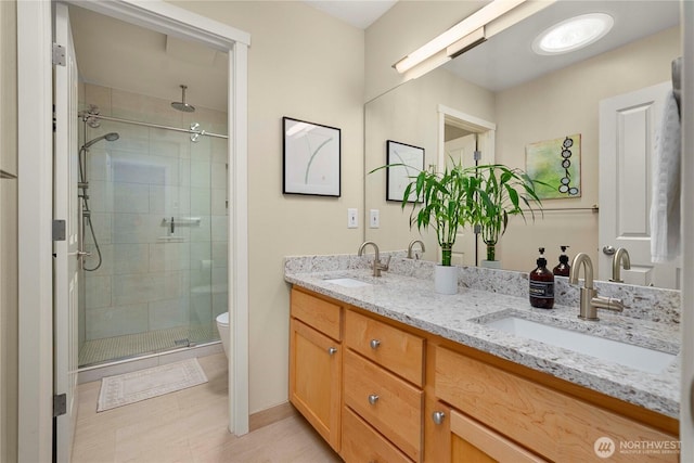 6703 Marshall Ave SE, Auburn, WA 98092 - full bath featuring double vanity and a stall shower