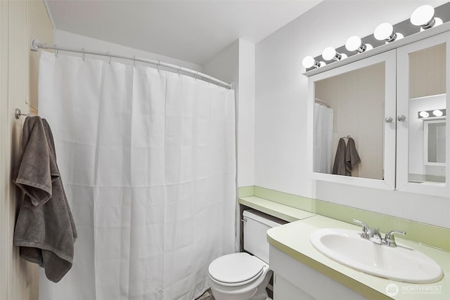 5720 122nd Ave SE Unit 179, Bellevue, WA 98006 - bathroom with vanity and a shower with shower curtain