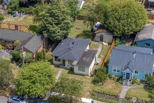 5221 S I St, Tacoma, WA 98408 - aerial view of residential area
