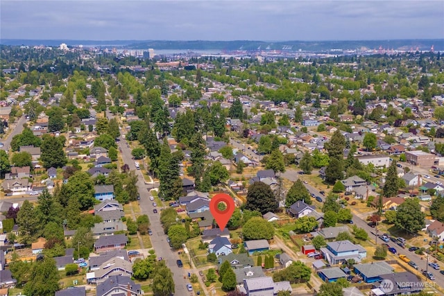 5221 S I St, Tacoma, WA 98408 - aerial overview of property's location with nearby suburban area