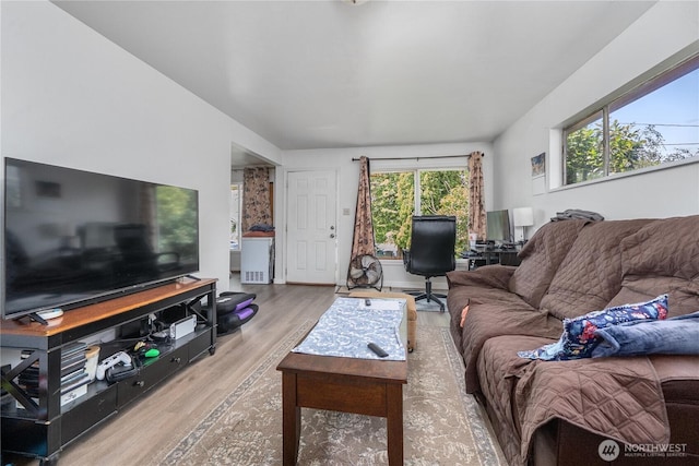 5221 S I St, Tacoma, WA 98408 - living room featuring wood finished floors