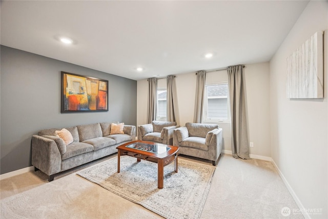 18437 111th Ave E, Puyallup, WA 98374 - carpeted living area with recessed lighting