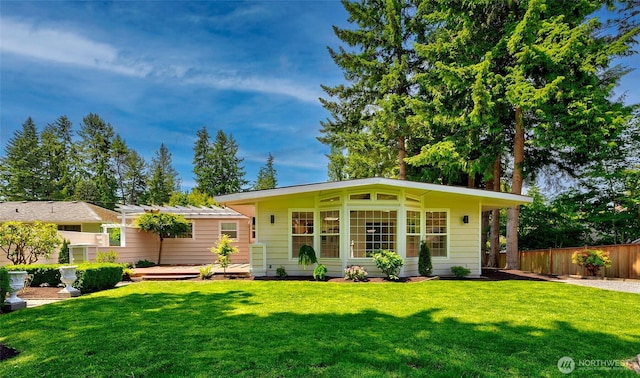 19807 80th Pl W, Edmonds, WA 98026 - rear view of house with a wooden deck