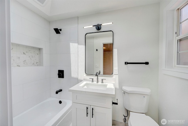 19807 80th Pl W, Edmonds, WA 98026 - bathroom with bathing tub / shower combination and vanity