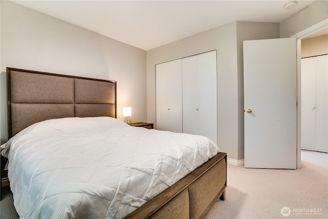3409 49th St NE, Tacoma, WA 98422 - bedroom with light colored carpet and a closet