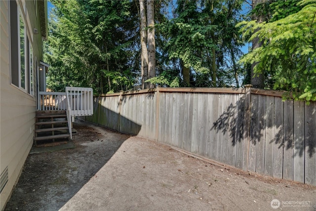3409 49th St NE, Tacoma, WA 98422 - view of patio / terrace with a wooden deck