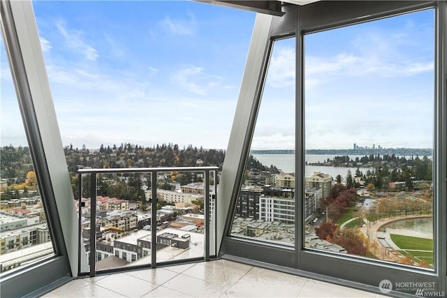 188 Bellevue Way NE Unit 1907, Bellevue, WA 98004 - balcony with a view of city and a water view