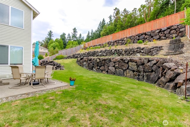 1194 Swan Loop, Dupont, WA 98327 - fenced backyard with a patio