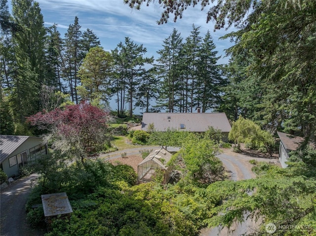 1585 Channel Rd, Lopez Island, WA 98261 - aerial view of property and surrounding area