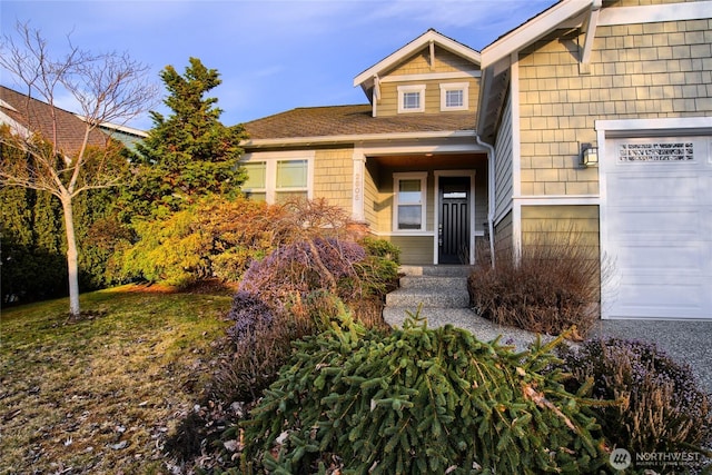 2605 Fir Crest Blvd, Anacortes, WA 98221 - entrance to property featuring a shingled roof