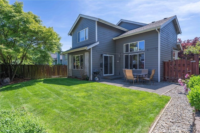 16955 Lookout Mountain Rd SE, Monroe, WA 98272 - back of house featuring a patio area and a fenced backyard