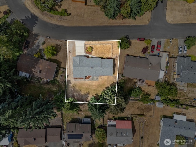 7331 Ridgemont Dr SE, Olympia, WA 98513 - aerial view of residential area featuring property boundaries highlighted