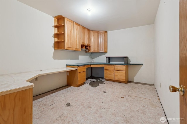 7331 Ridgemont Dr SE, Olympia, WA 98513 - unfurnished office with built in desk and baseboards