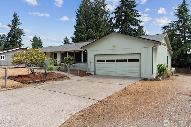 7331 Ridgemont Dr SE, Olympia, WA 98513 - ranch-style home featuring an attached garage, concrete driveway, and roof with shingles