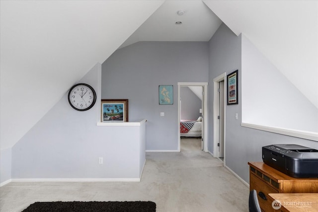 1404 Portside Ct, Freeland, WA 98249 - additional living space with vaulted ceiling and carpet flooring