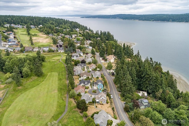 1404 Portside Ct, Freeland, WA 98249 - aerial view of property's location featuring nearby suburban area and a nearby body of water