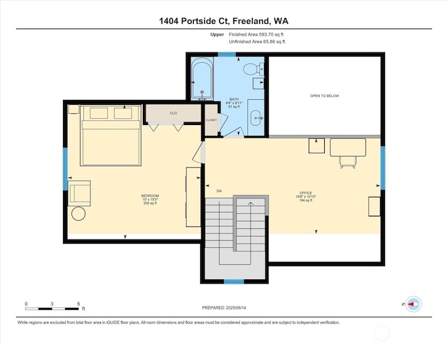 1404 Portside Ct, Freeland, WA 98249 - view of home floor plan