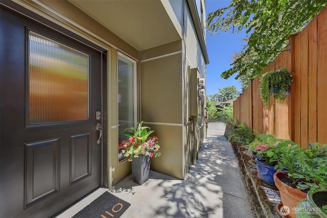 228 24th Ave E Unit A, Seattle, WA 98112 - property entrance with stucco siding
