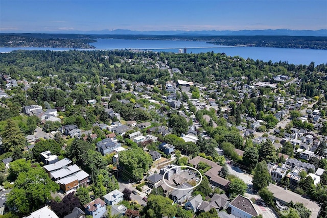 228 24th Ave E Unit A, Seattle, WA 98112 - aerial perspective of suburban area featuring a large body of water