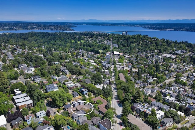 228 24th Ave E Unit A, Seattle, WA 98112 - aerial view of residential area featuring a large body of water