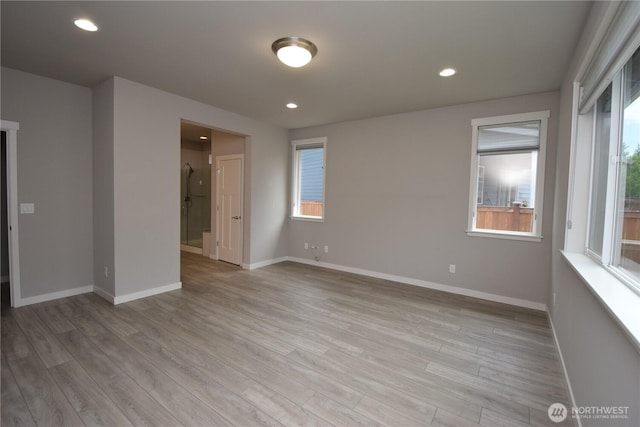 4650 Viridian Ave SW, Port Orchard, WA 98367 - unfurnished room featuring light wood-style floors and recessed lighting