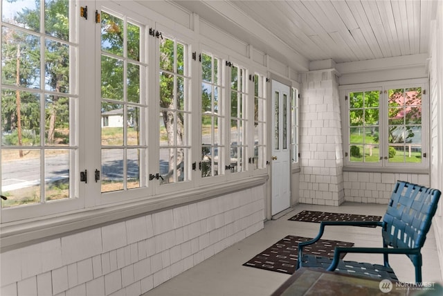 216 4th St E, Tonasket, WA 98855 - sunroom / solarium with french doors and concrete flooring