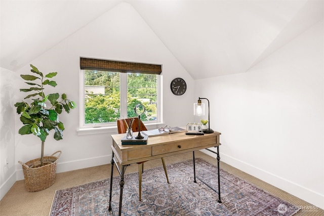 5955 Delridge Way SW, Seattle, WA 98106 - office with carpet and lofted ceiling