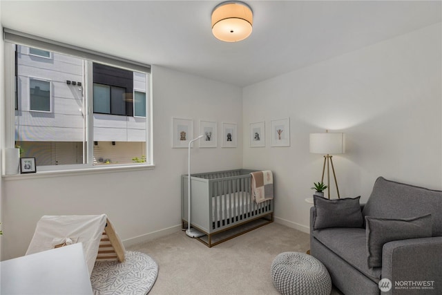 3418 23rd Ave W, Seattle, WA 98199 - carpeted bedroom with radiator and a nursery area
