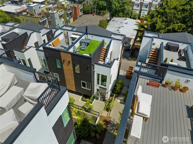 3418 23rd Ave W, Seattle, WA 98199 - aerial view of residential area