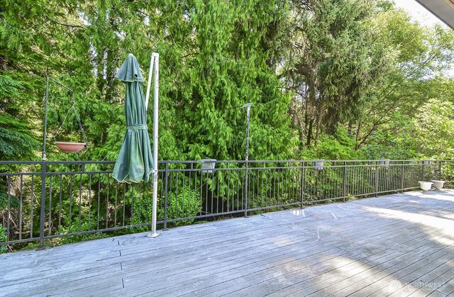 1203 Contra Costa Ave, Fircrest, WA 98466 - view of wooden deck