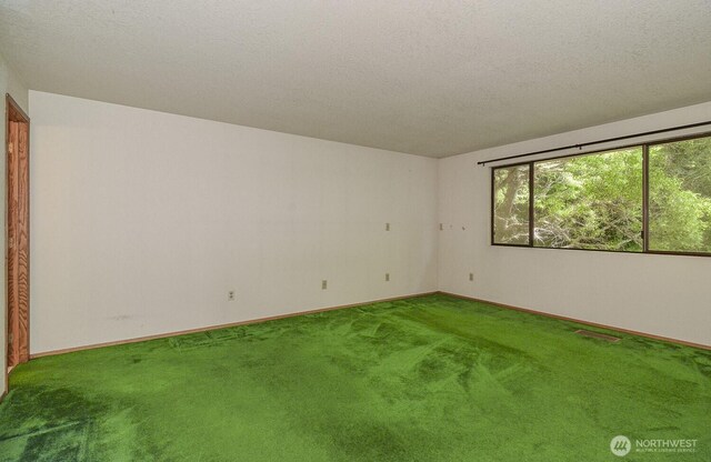 1203 Contra Costa Ave, Fircrest, WA 98466 - carpeted empty room featuring a textured ceiling