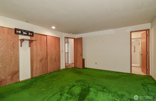 1203 Contra Costa Ave, Fircrest, WA 98466 - carpeted bedroom with a textured ceiling and recessed lighting