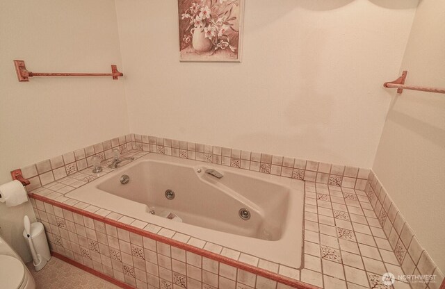 1203 Contra Costa Ave, Fircrest, WA 98466 - full bath featuring a whirlpool tub and tile patterned flooring