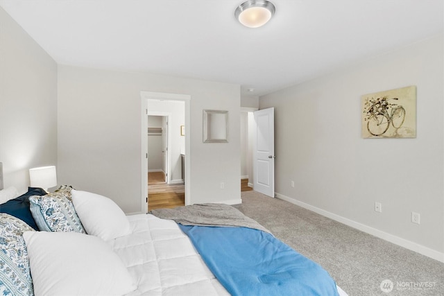 281 Shallow Shore Rd, Bellingham, WA 98229 - bedroom with carpet and a walk in closet