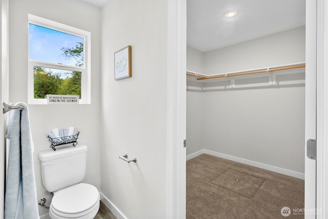 281 Shallow Shore Rd, Bellingham, WA 98229 - bathroom with toilet and a walk in closet