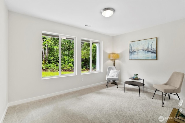 281 Shallow Shore Rd, Bellingham, WA 98229 - living area featuring carpet floors and baseboards