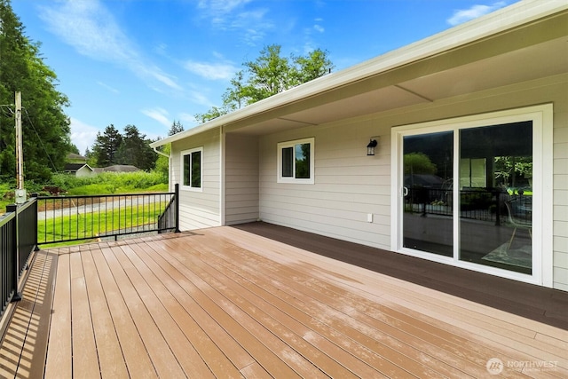 281 Shallow Shore Rd, Bellingham, WA 98229 - view of wooden terrace