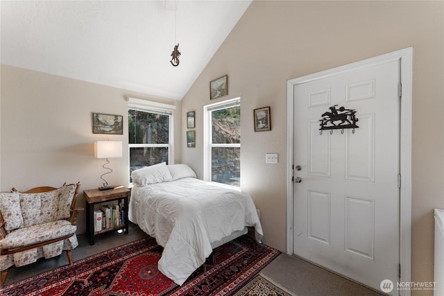 968 Cagle Gulch Rd, Chelan, WA 98816 - bedroom featuring vaulted ceiling