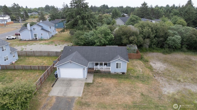 117 Bufflehead St SW, Ocean Shores, WA 98569 - aerial view of property and surrounding area