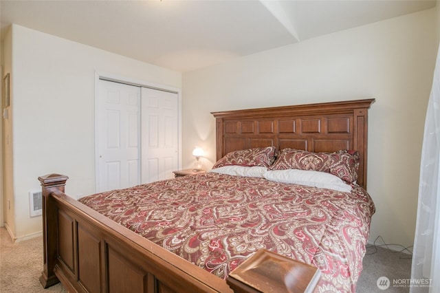 117 Bufflehead St SW, Ocean Shores, WA 98569 - bedroom with light carpet and a closet