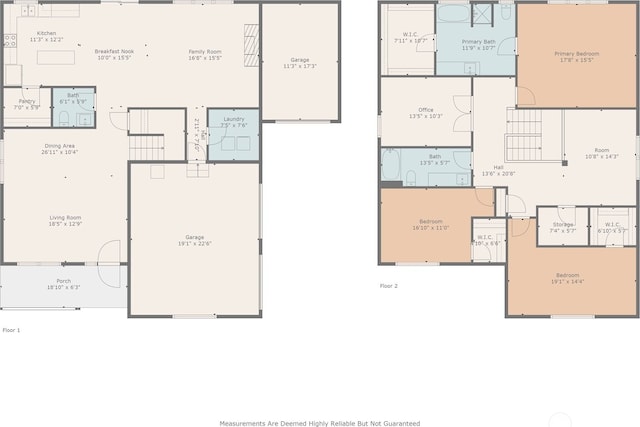 1662 Jensen Ave, Dupont, WA 98327 - view of floor plan / room layout