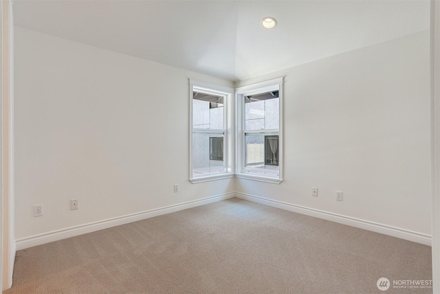 1426A NW 59th St, Seattle, WA 98107 - carpeted spare room featuring baseboards and recessed lighting