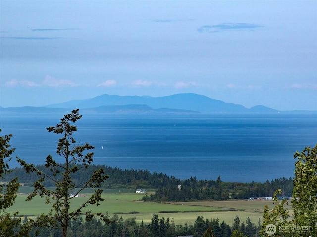 412 Doe Run Rd, Sequim, WA 98382 - view of mountain backdrop featuring a nearby body of water