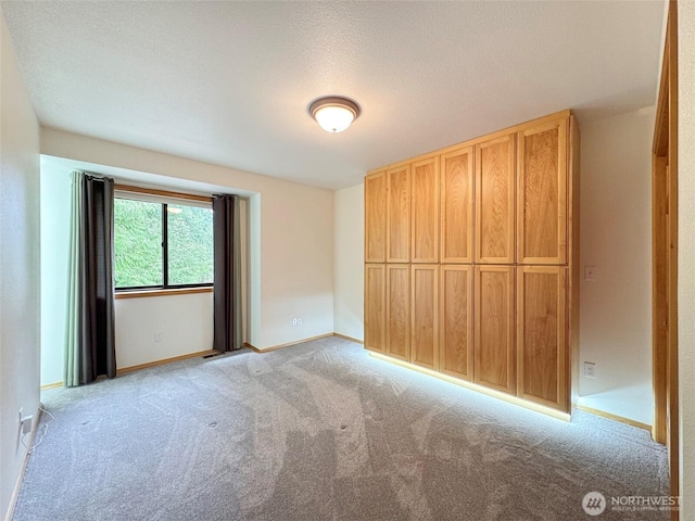 412 Doe Run Rd, Sequim, WA 98382 - unfurnished bedroom featuring light colored carpet and a textured ceiling