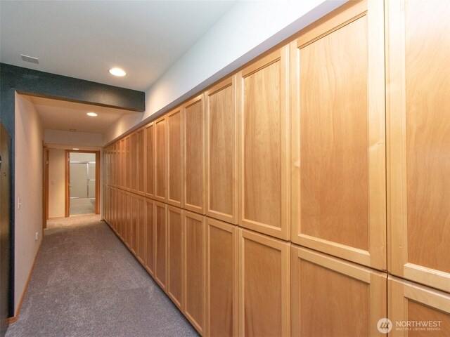412 Doe Run Rd, Sequim, WA 98382 - corridor featuring recessed lighting and carpet