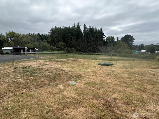 20 Golden Sands Pl, Sequim, WA 98382 - view of yard with a detached carport and a wooded view