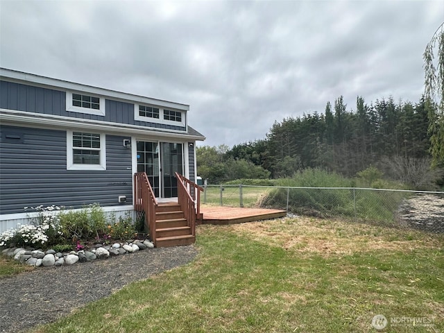 20 Golden Sands Pl, Sequim, WA 98382 - view of yard featuring a wooden deck
