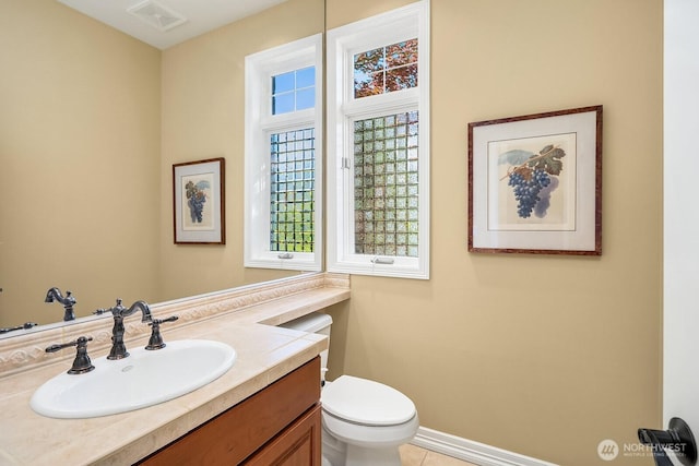 24817 NE 20th St, Sammamish, WA 98074 - half bath featuring vanity and tile patterned flooring